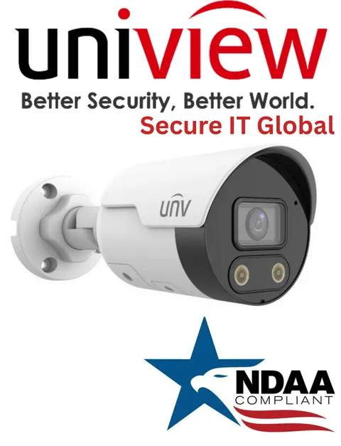 UNV 4MP IP67 NDAA Audio IP Network Uniview Bullet Security Surveillance Camera