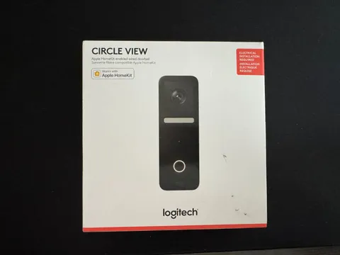 Logitech Circle View Doorbell Camera Compatible with Apple HomeKit
