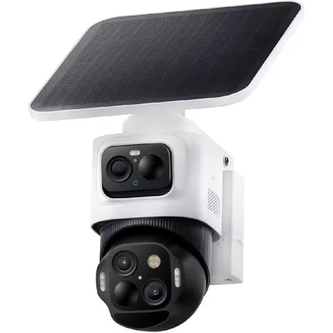 4K Solar Security Camera Wireless Outdoor PTZ WiFi Triple Lens AI Auto Tracking