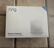 Ring Motion Detector for Ring Alarm, Z-Wave Wireless Indoor, White, 2 Pack