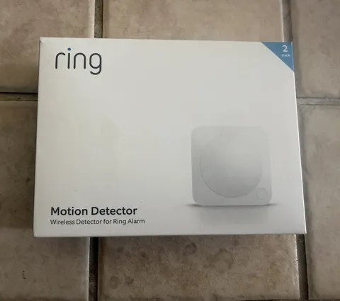 Ring Motion Detector for Ring Alarm, Z-Wave Wireless Indoor, White, 2 Pack