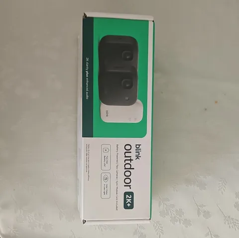 Blink Outdoor 2K+ 2-Cam Wireless Wi-Fi Battery Security Night Vision 2-Way