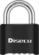 1 Pack  Heavy Duty 4 Digit Combination Lock, Outdoor Waterproof Padlock for Scho