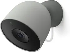 Google Nest Cam Outdoor Wired, 2nd Gen Outdoor Security Cam 2K Video Excellent