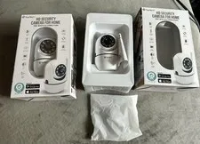 2  TopTech 1080p Wi-Fi Indoor IP Camera Pan/Tilt Night Vision 2-Way Audio