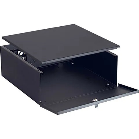 VMP DVR-LB1 DVR Lockbox with Fan (Black)