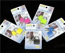 5 x BRASS Luggage Padlock QUALITY Travel Pad Lock