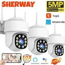 5MP Outdoor Indoor Wifi Camera PTZ Smart Home Security Cameras CCTV System