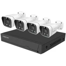 Foscam FN9108E-B4-2T 5MP PoE 8 Channel 2TB NVR IP Camera Set