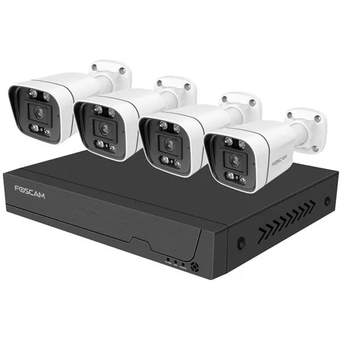 Foscam FN9108E-B4-2T 5MP PoE 8 Channel 2TB NVR IP Camera Set