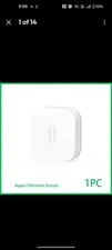 Zigbee Vibration Sensor, Wireless Mini Glass Break Detector for Alarm System, Ho