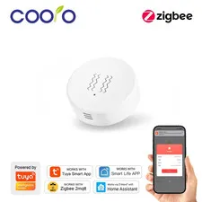 Tuya Zigbee Smart Vibration Sensor Door Window Glass Broken Detector Anti-Theft