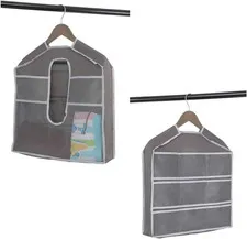 Hanger Diversion Safe, Hanging Closet Safe with Dual-Sided Pocket