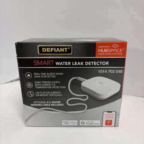 DEFIANT Smart Water Leak Detector SWLZ20BWB Hubspace Platform New