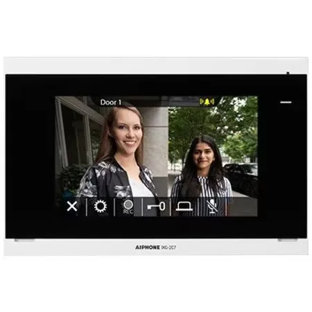 Aiphone Ixg-2C7 Ip Video Tenant Station, Black Finish