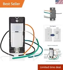 Smart Motion Activated Light Switch - Auto-On/Off, Sleek Design, Versatile Use