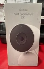 Google Nest Cam Indoor Wired 3rd Gen 2K Night Vision 2-Way Audio Snow 2025