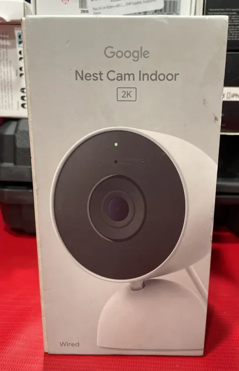 Google Nest Cam Indoor Wired 3rd Gen 2K Night Vision 2-Way Audio Snow 2025