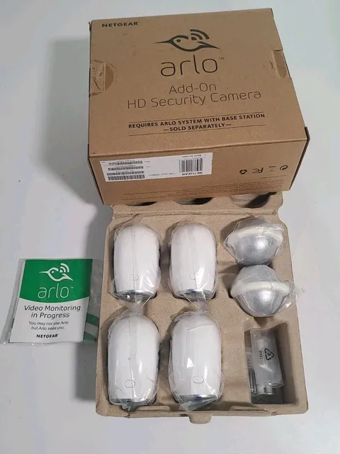 Netgear Arlo VMC3430-100NAS Wireless Add-On Security Cameras / Magnetic Mount