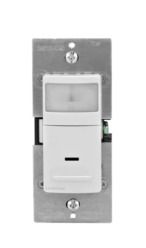 Decora Motion Sensor In-Wall Switch, Auto-On, 2.5A, Single Pole, IPS02-1LW, Whit