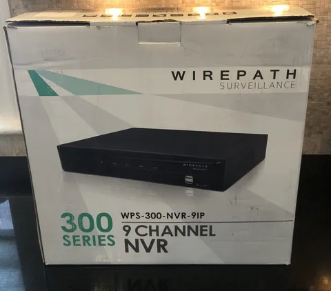 Wire Path Wirepath Surveillance WPS-300-NVR-9IP 9 Channel DVR Perfect Condition