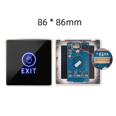 Door Infrared Touch Free NO NC COM For Access Control Systems Gate
