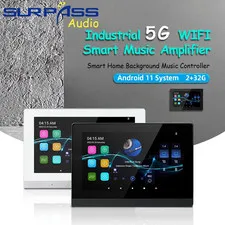 Android 11 System 7Inch 30W Wifi Bluetooth Smart Music Amplifier Background  Sup