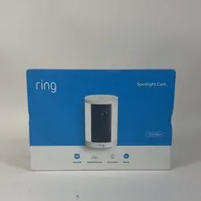 New Ring Spotlight Cam 2nd Gen Outdoor Smart IP Security Camera 5CFYA3