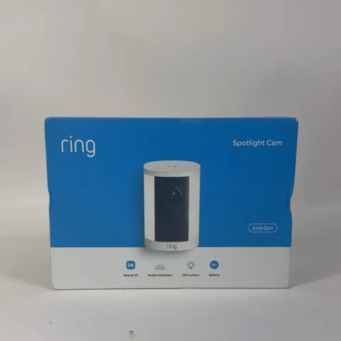 New Ring Spotlight Cam 2nd Gen Outdoor Smart IP Security Camera 5CFYA3