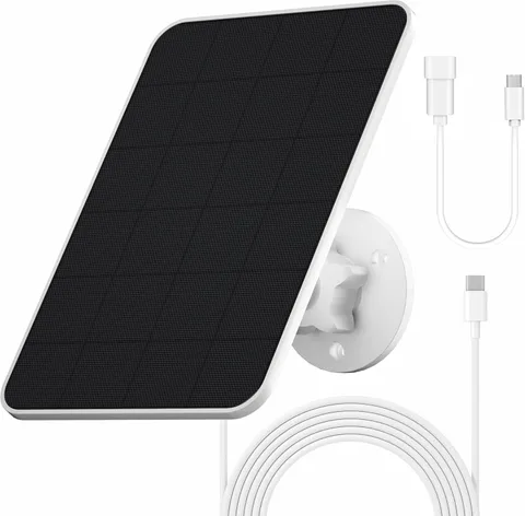 Solar Panel for Eufy Camera,Security Camera,4W Solar Panel with Micro USB | for