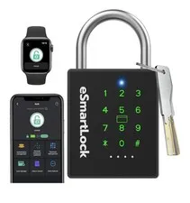 Combination Lock Outdoor eLinkSmart Password Padlock with Key NFC RFID NEW