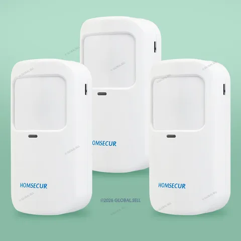 US Shipment 3pcs Pet-Friendly PIR Motion Sensors For WIFI 4G Alarm System White