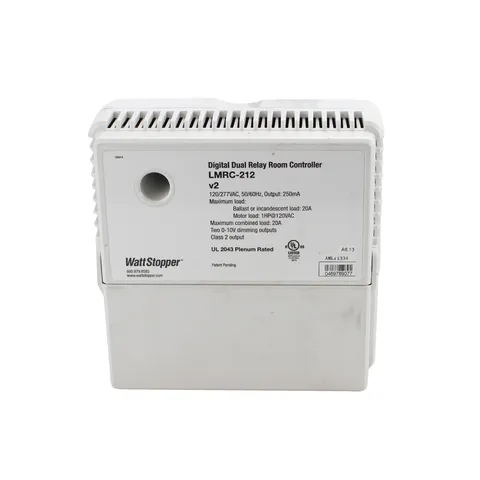 WATT STOPPER LMRC-221 DIGITAL 1-LOAD ROOM CONTROLLER, RJ-45, DIMMING, 120/277V