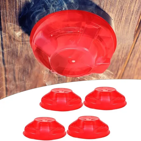 4 Pack Plastic Covers Dust Guards for Fire Alarm and For Smoke Detectors
