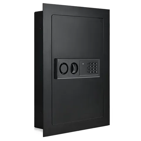 Goplus Wall Safe, 22” Tall Electronic Wall Mount Safe Between the Studs,Hi