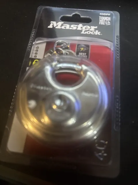 Master Lock Shielded Padlock, Model# 40DPF