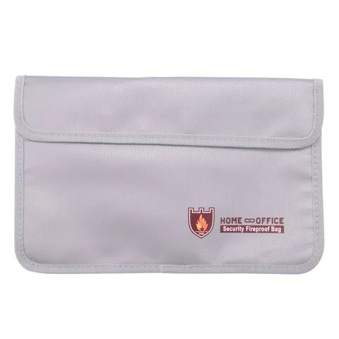 Fireproof Document Bag, and Fireproof Money Bag with Zipper,Fireproof 4169