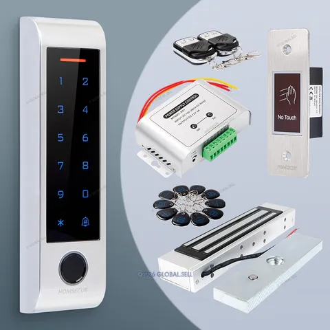 HOMSECUR IP66 APP WIFI RFID Access Control Set Waterproof 180KG Magnetic Lock