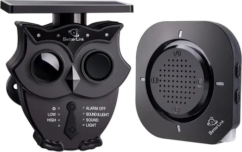 Solar Wireless Driveway Alarm System - 1/2 Mile Range, Weatherproof Security
