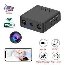 HD 1080P Mini WiFi Camera PIR Motion Detection Night DVR Home Security Nanny Cam