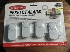 Doohickey Perfect Alarm 4 pack Personal Security Doors, Cabinets, Gates, Windows