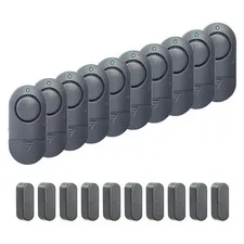 Window Alarm Sensors, 120DB Loud Door Chimes for Store, Window and Door Alarm...