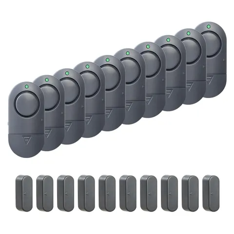 Window Alarm Sensors, 120DB Loud Door Chimes for Store, Window and Door Alarm...