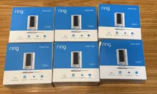 LOT OF 6 - Ring Indoor Cam 2nd Gen Plug-In 1080p HD WiFi Security Camera -SEALED