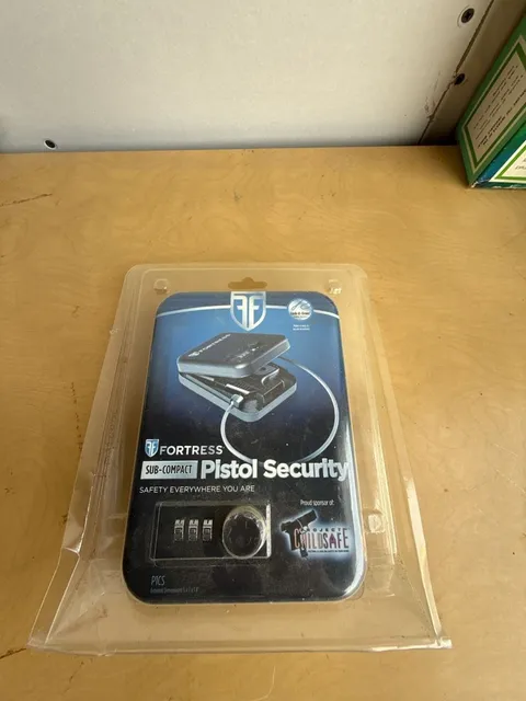 Fortress Sub-Compact Pistol Security Travel Safe with Combination Lock (PICS)