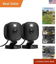 Advanced Indoor/Outdoor Security Camera System - AI Detection & Alexa Compatible