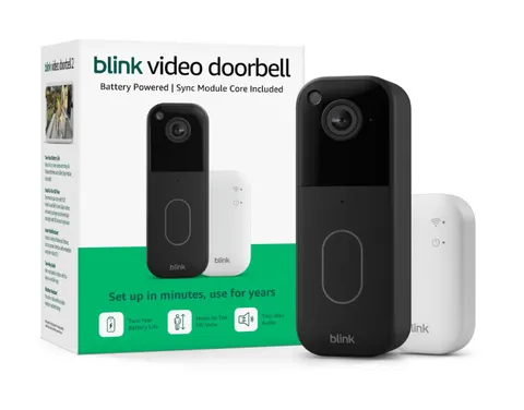 Blink Video Doorbell Head-to-toe HD View Two-Year Battery Simple Setup(L12,L13-1