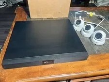 IC Realtime NVR-FX08POE-11.4K1 8-Ch PoE NVR + 3 IPMX-E40F-IRW1 12V