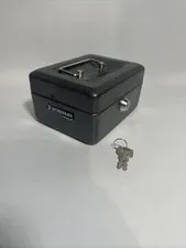 EUC Hercules by FireKing Lock Box 6”x3” with 2 keys 