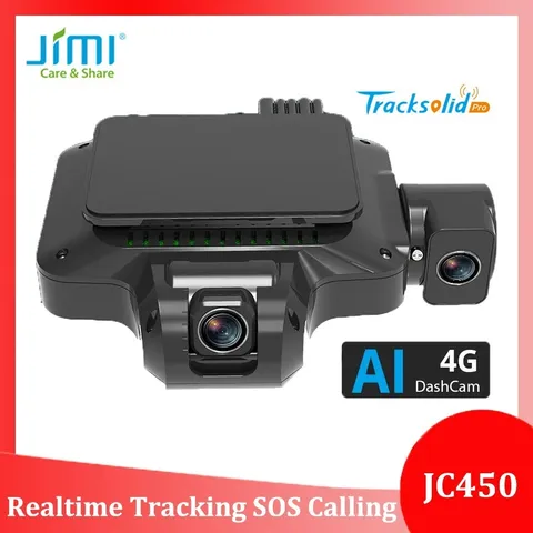 Jimi 4G ADAS DVR Cam JC450 4 Channel Live View Dashcam Wifi Android Auto Monitor